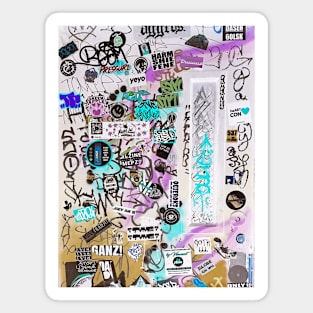 Sticker Art Graffiti Tags NYC Magnet